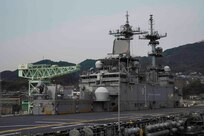 USS Wasp Arrives to Sasebo, Japan