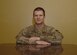 Capt. John-Charles Laws, U.S. Forces Afghanistan National Security Justice Development Directive legal advisor, poses for a photo Jan. 4, 2018 at Bagram Airfield, Afghanistan.