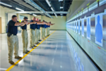 Federal law enforcement officers undergo training at FLETC in Glynco, Georgia, where DLA officers recently received several awards.