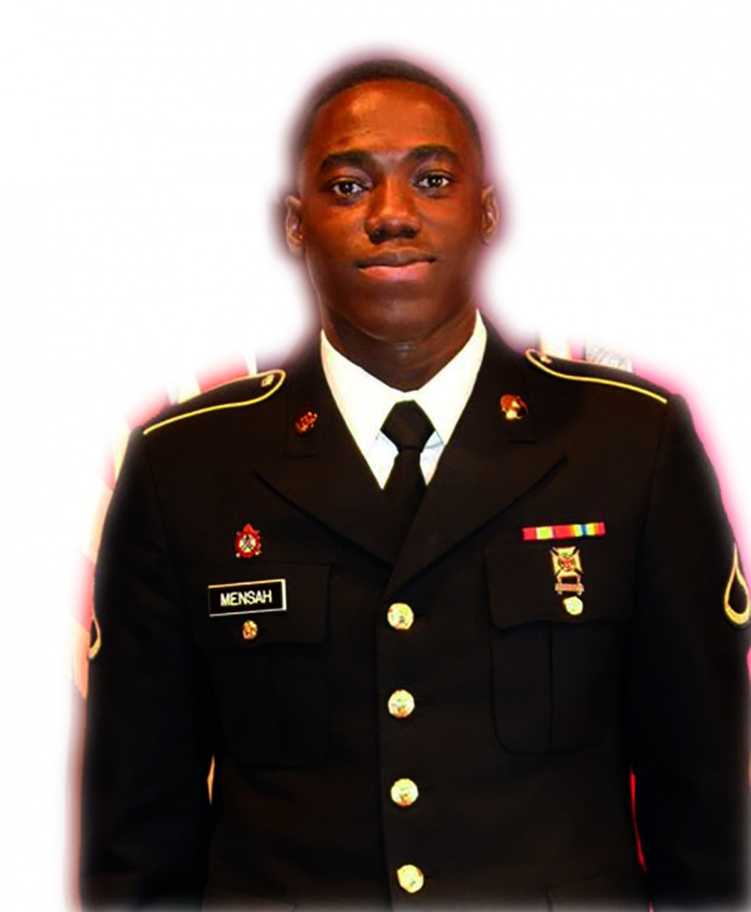 New York Army National Guard Pfc. Emmanuel Mensah died during a fire in an apartment building in the Bronx, New York City on Dec. 28, 2017. Mensah died while seeking to save other residents of his apartment building. Mensah is believed to have saved four people before he died in the fire, which killed 12 people. New York Army National Guard Recruiting and Retention Battalion courtesy photo