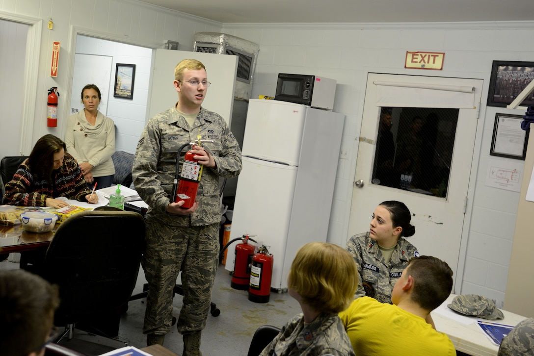 According to Boyer, fire extinguishers are the first line of defense in putting out a fire.