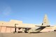 An Indian Air Force C-130 Hercules sits on the flight line Jan. 13, 2018 at Grand Forks Air Force Base, N.D., before heading to McChord AFB, Wash. for exercise Vajra Prahar. (U.S. Air Force photo by Airman 1st Class Elora J. Martinez)