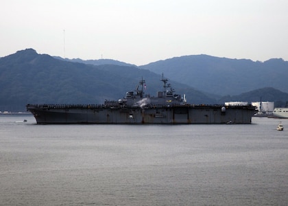 USS Wasp Arrives in Sasebo to Join Forward Deployed Naval Forces