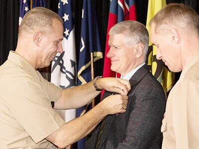 Meritorious Civilian Service Award winner Douglas P. Hembdt