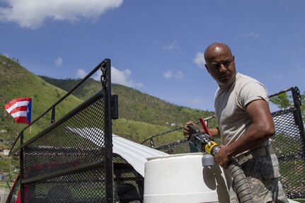 Filling water tank