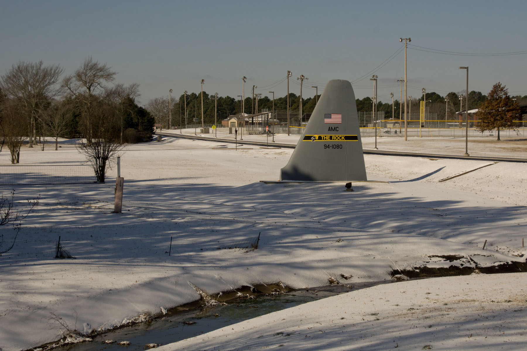 Lrafb Blanketed By First Snow Of The Year