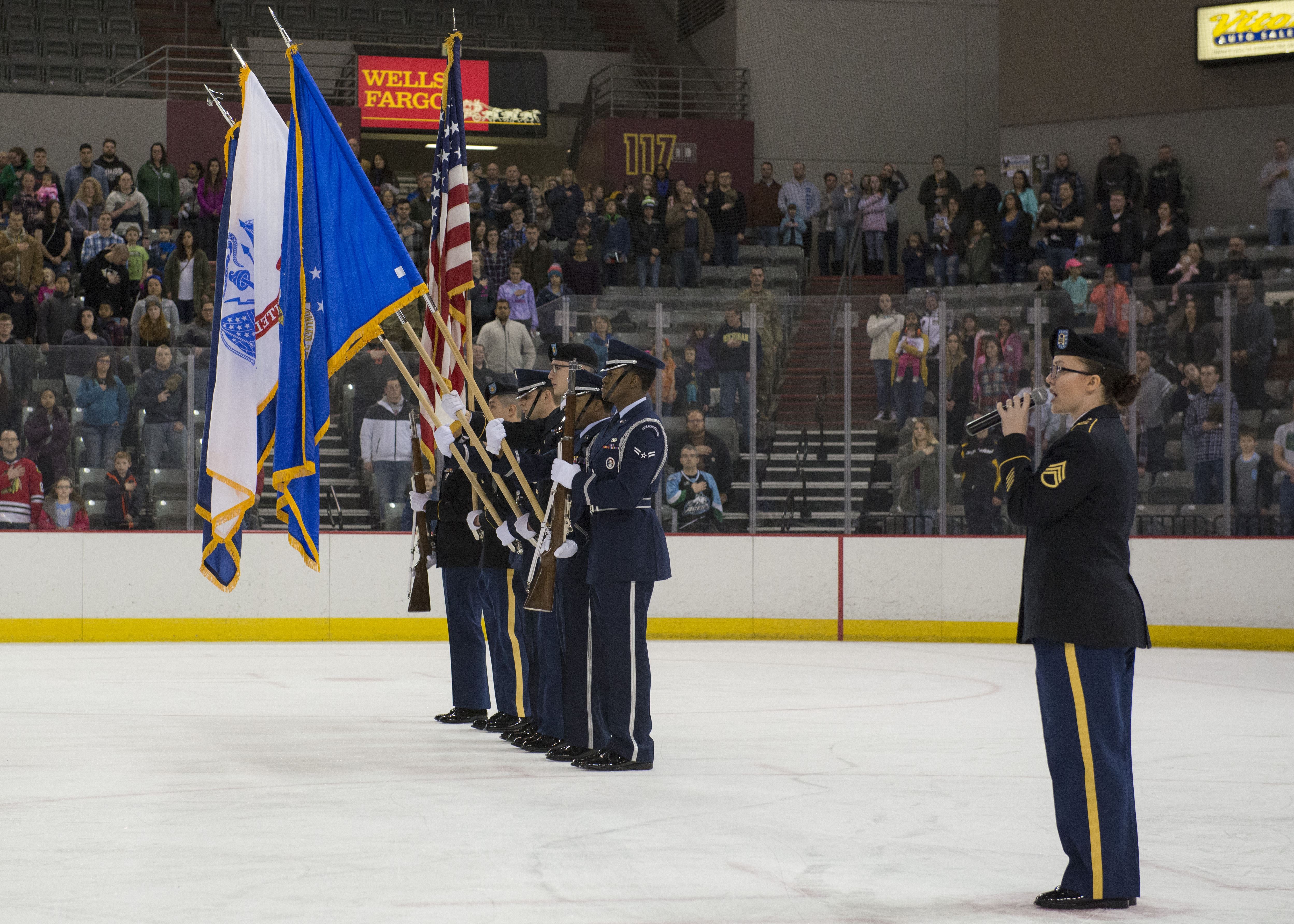 Air Force triumphs in 5th annual hockey game against Army > Joint Base ElmendorfRichardson > News
