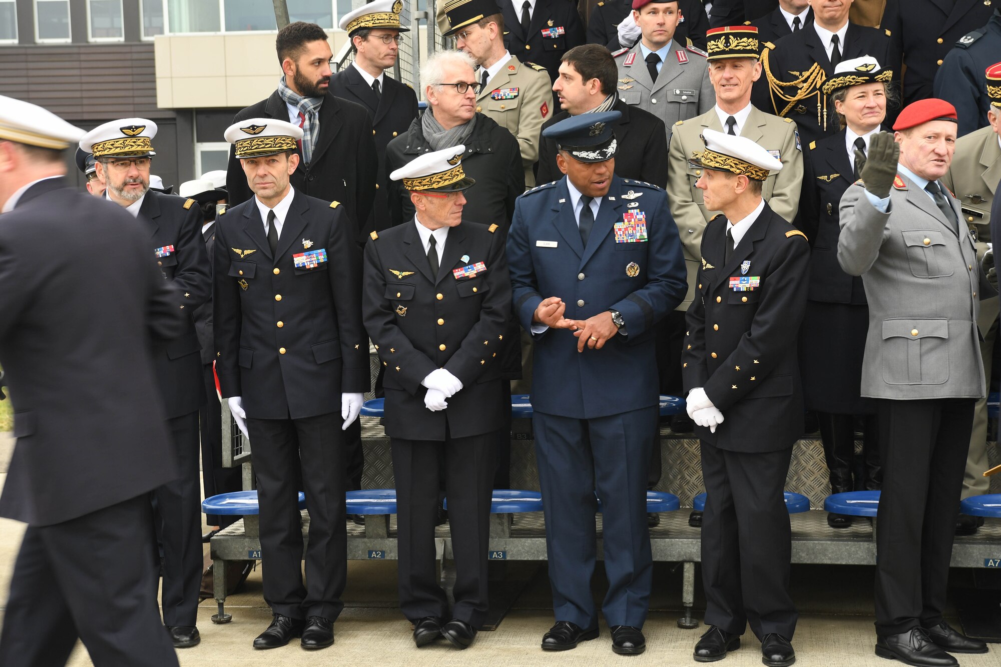 Lt. Gen. Richard Clark attended the inaugural C-130J Super Hercules ceremony in which France celebrated the acceptance of the first of four J-model aircraft.