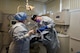 Lt. Col. Curt Hayes, 90th Medical Group oral surgeon, injects numbing medicine into his patient before proceeding with the wisdom tooth removal surgery at F.E. Warren Air Force Base, Wyo., Jan. 16, 2018. The patient received several rounds of numbing medication, time-released pain reliever, and sedation. Most dental clinics prescribe patients with narcotics after surgery resulting in a longer recovery. (U.S. Air Force photo by Airman 1st Class Abbigayle Wagner)