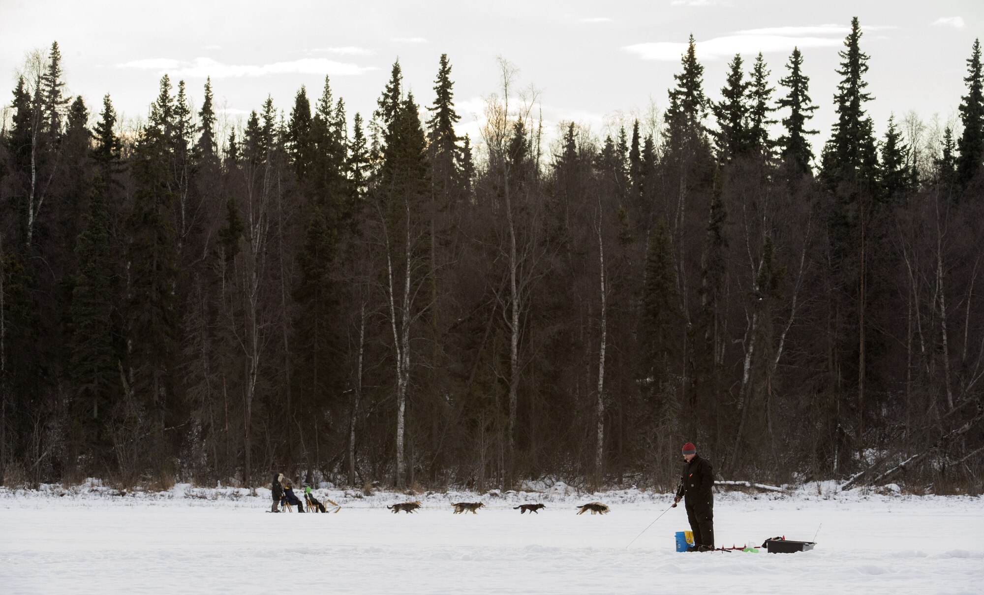 Sled rides at Hillberg Ski Area