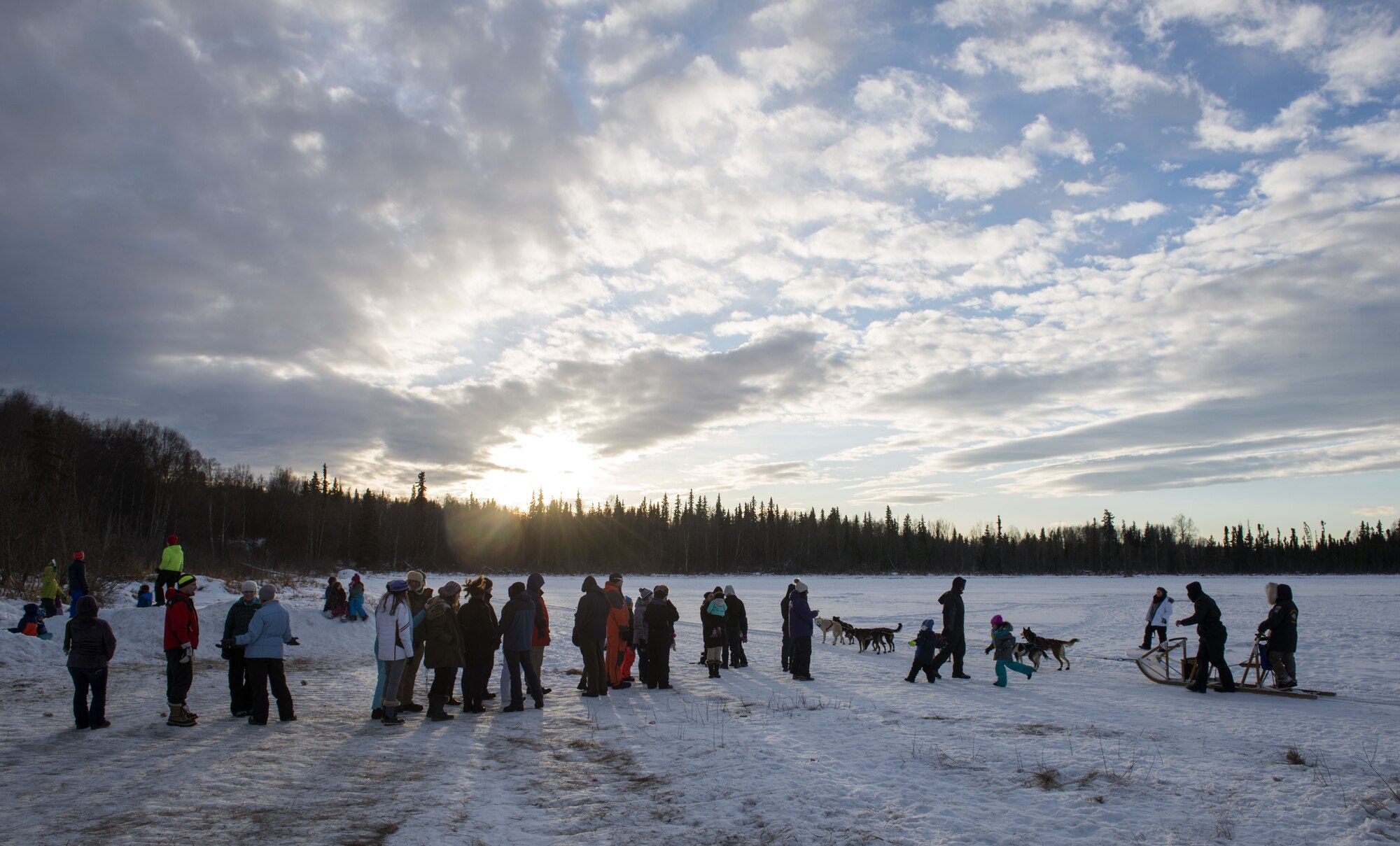 Sled rides at Hillberg Ski Area