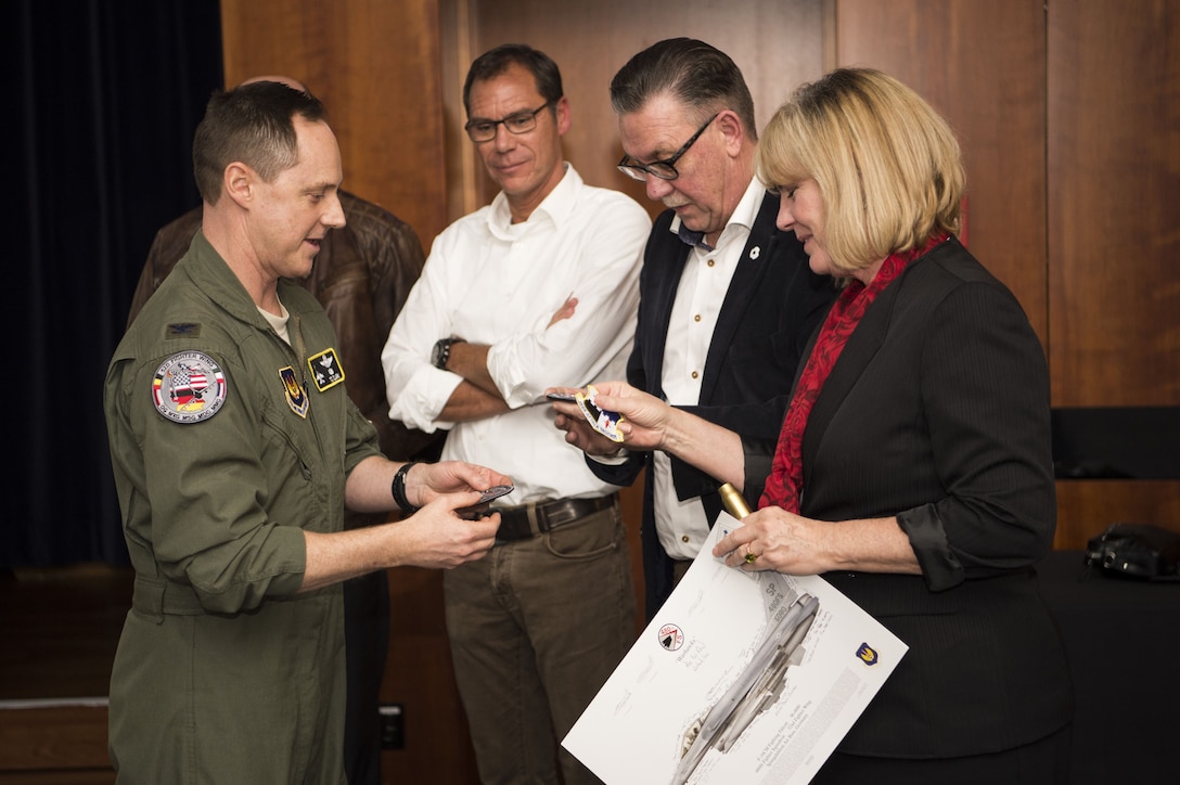 Olds recounted stories of her father as well as her grandfather, Robert Olds, adventures during the conception of the United States Air Force, her father’s time in World War II and the Vietnam War.