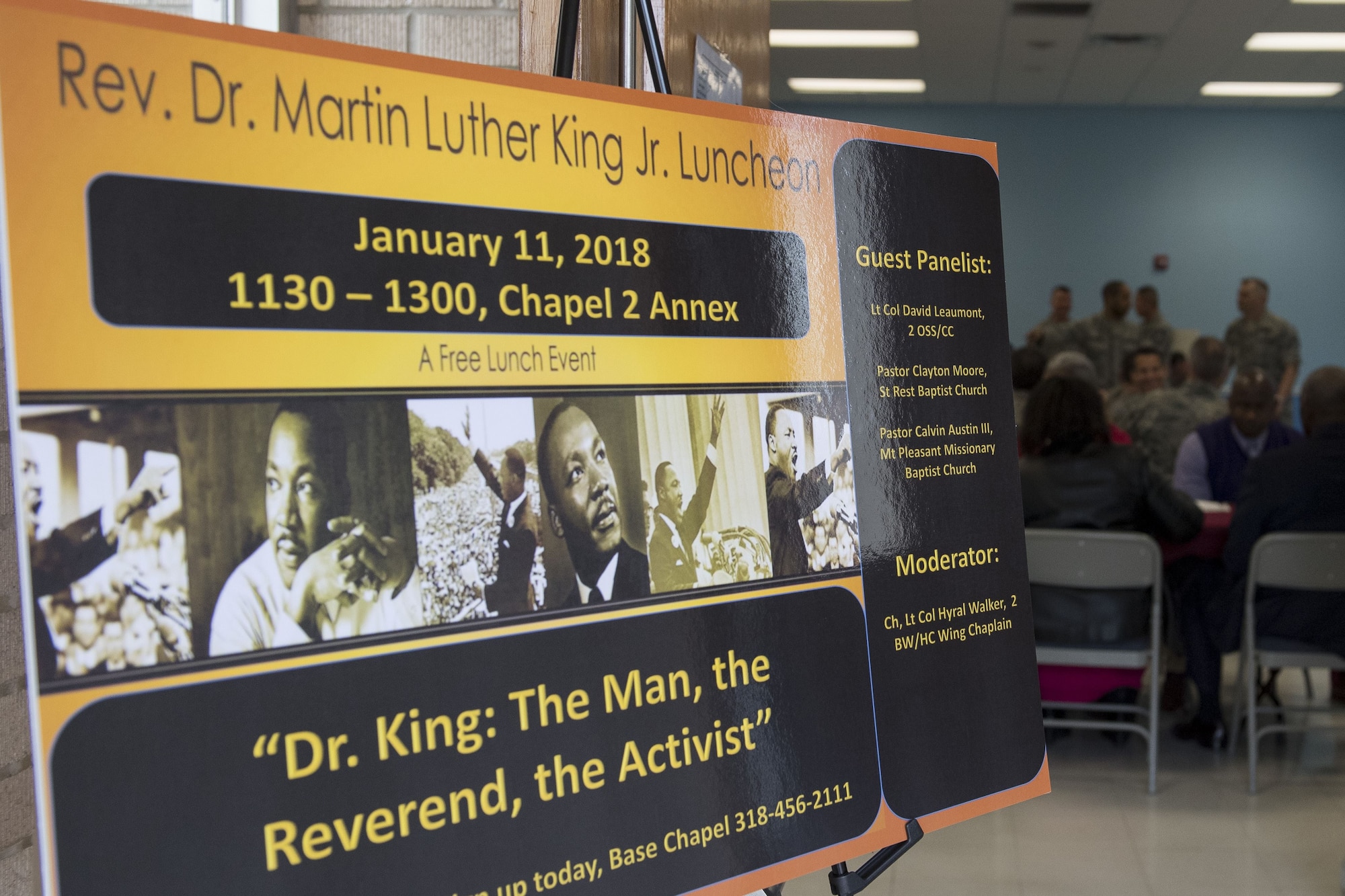 Team Barksdale celebrates Martin Luther King Jr.'s legacy