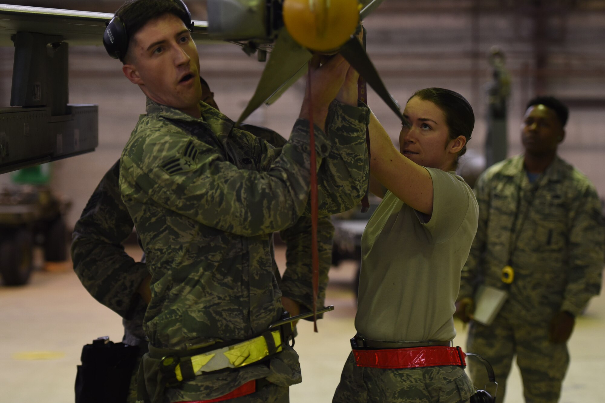 The competition featured two teams competing to be the final crew selected for the 2017 Annual Load Competition later this month.