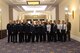 A group of U.S. Air Force Medical International Health Specialists (IHSs) pose for a group photo at the 2017 Association of Military Surgeons of the United States (AMSUS) conference, Nov 30, 2017. IHSs are made up of health care professionals who bring their diverse intercultural, medical, and military operations experiences together to build partnership capabilities in allied countries. (U.S. Air Force photo by Karina Luis)