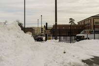 A photo of the aftermath of a recent snowstorm that took place in southeastern Virginia, affecting Hampton Roads, Ft. Eustis and Joint Task Force Civil Support.