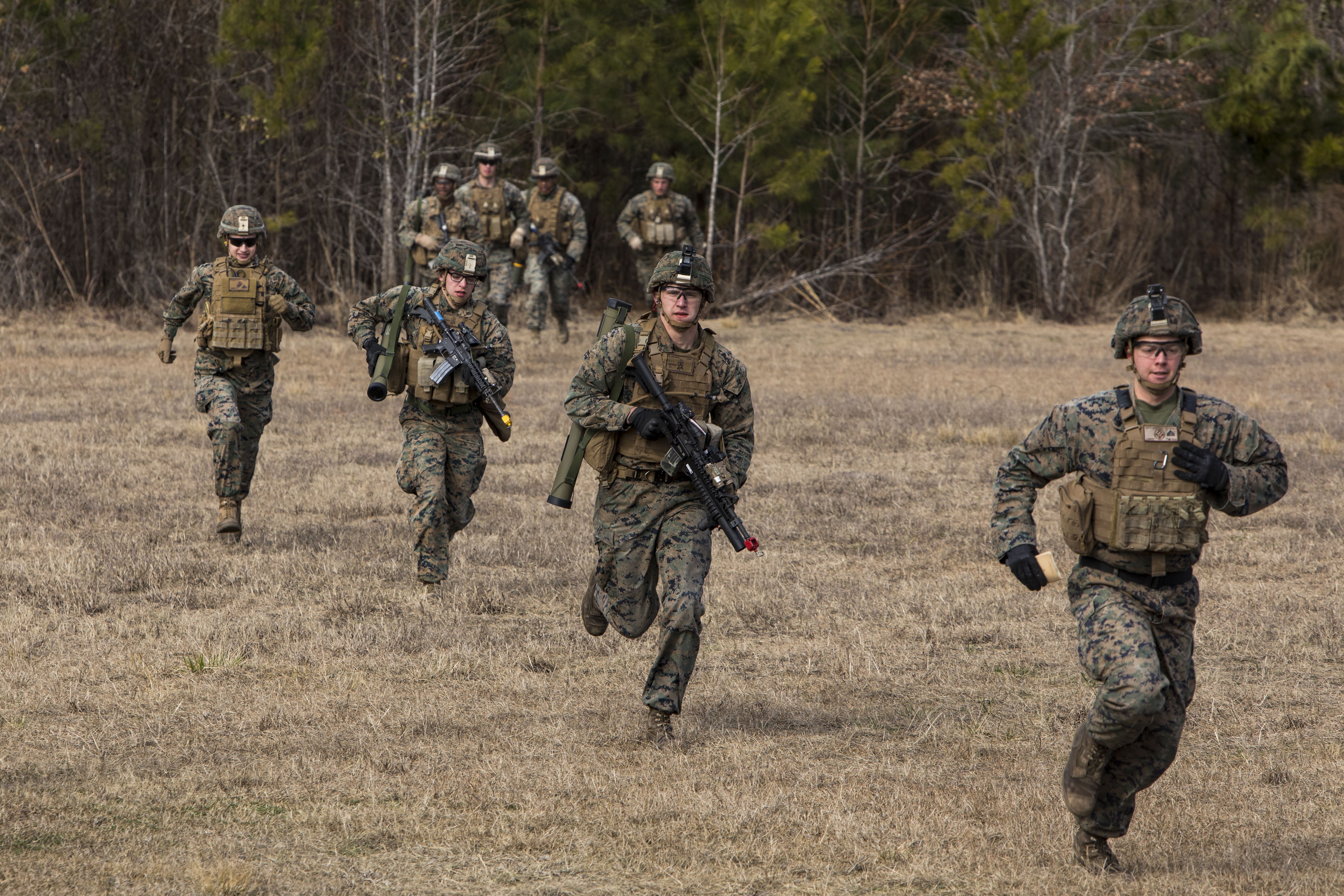 Leading from the front 3/6 Marines train to small unit leaders
