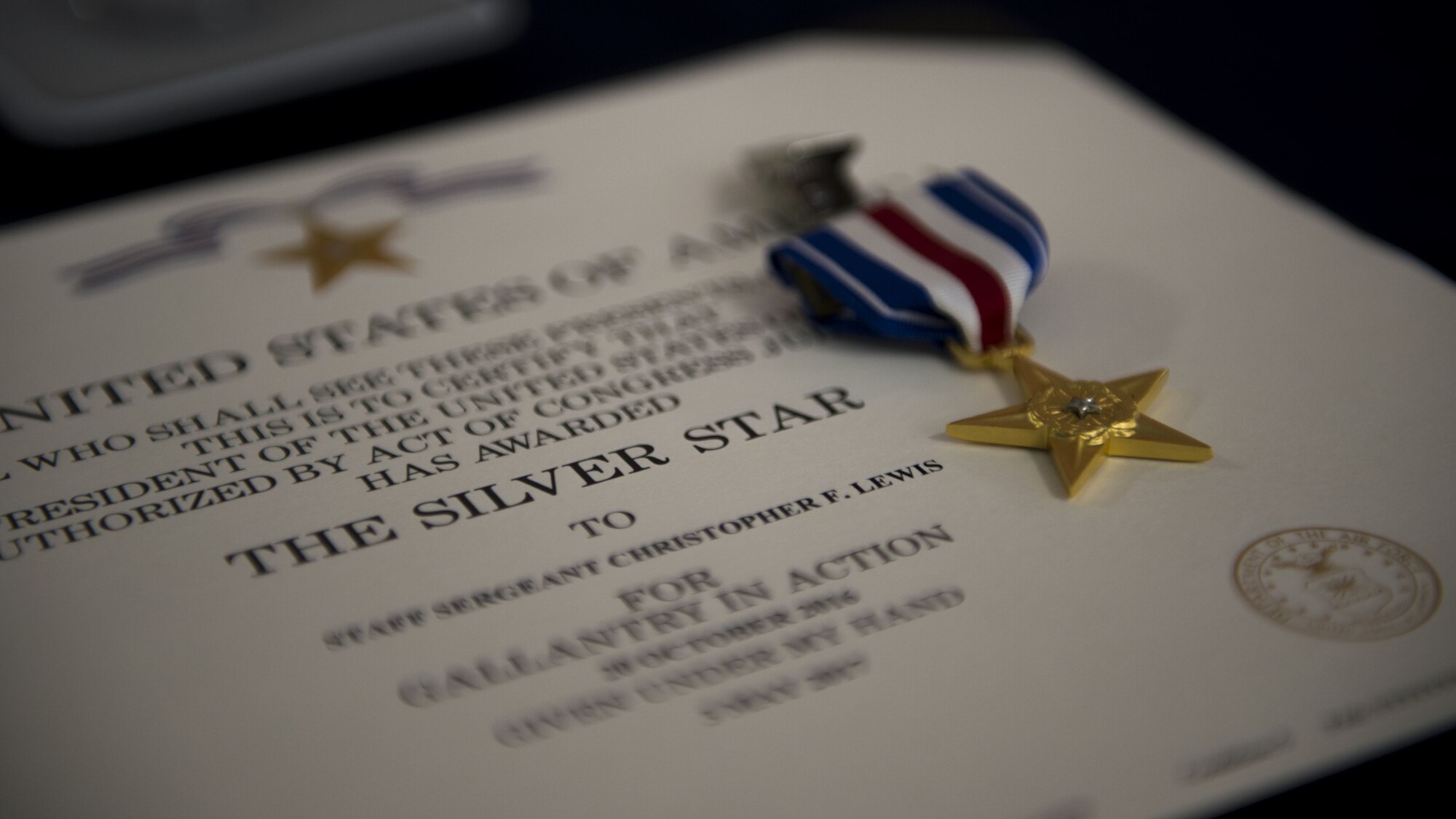 Silver Star awarded for Mosul Offensive