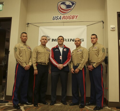 The Marine Corps partners with organizations that share its core values of honor, courage, and commitment. Rugby, which is well-known for instilling discipline, physical fitness, and mental toughness on its players, was a natural choice for the Marines. As an official partner of USAR, Marines will have the opportunities to attend several USAR events such as training and education seminars, college championships, and high school regional cup tournaments.