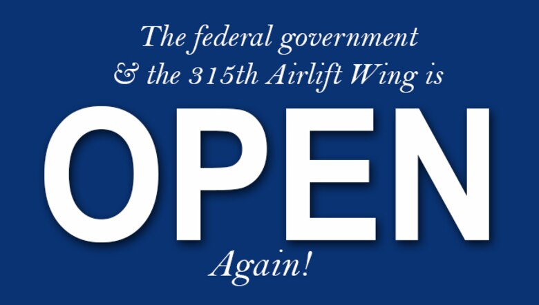 We're Open!