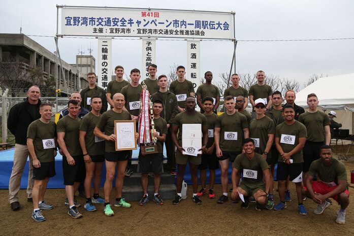 The race was a way for the local and U.S. communities to bond through friendly competition and learn the importance of traffic safety.