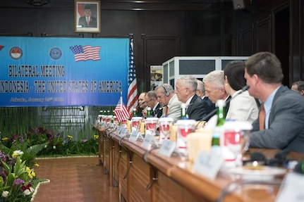 Defense Secretary Meets With Indonesian Counterpart
