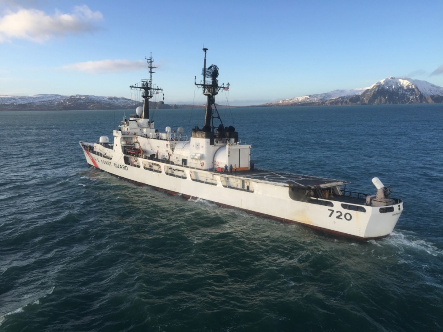 Coast Guard Cutter Sherman returns home from Bering Sea, final deployment