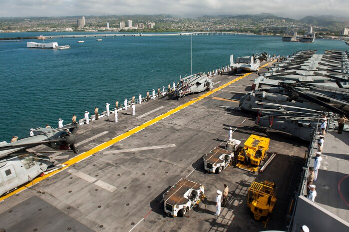 America Amphibious Ready Group Arrives in Hawaii