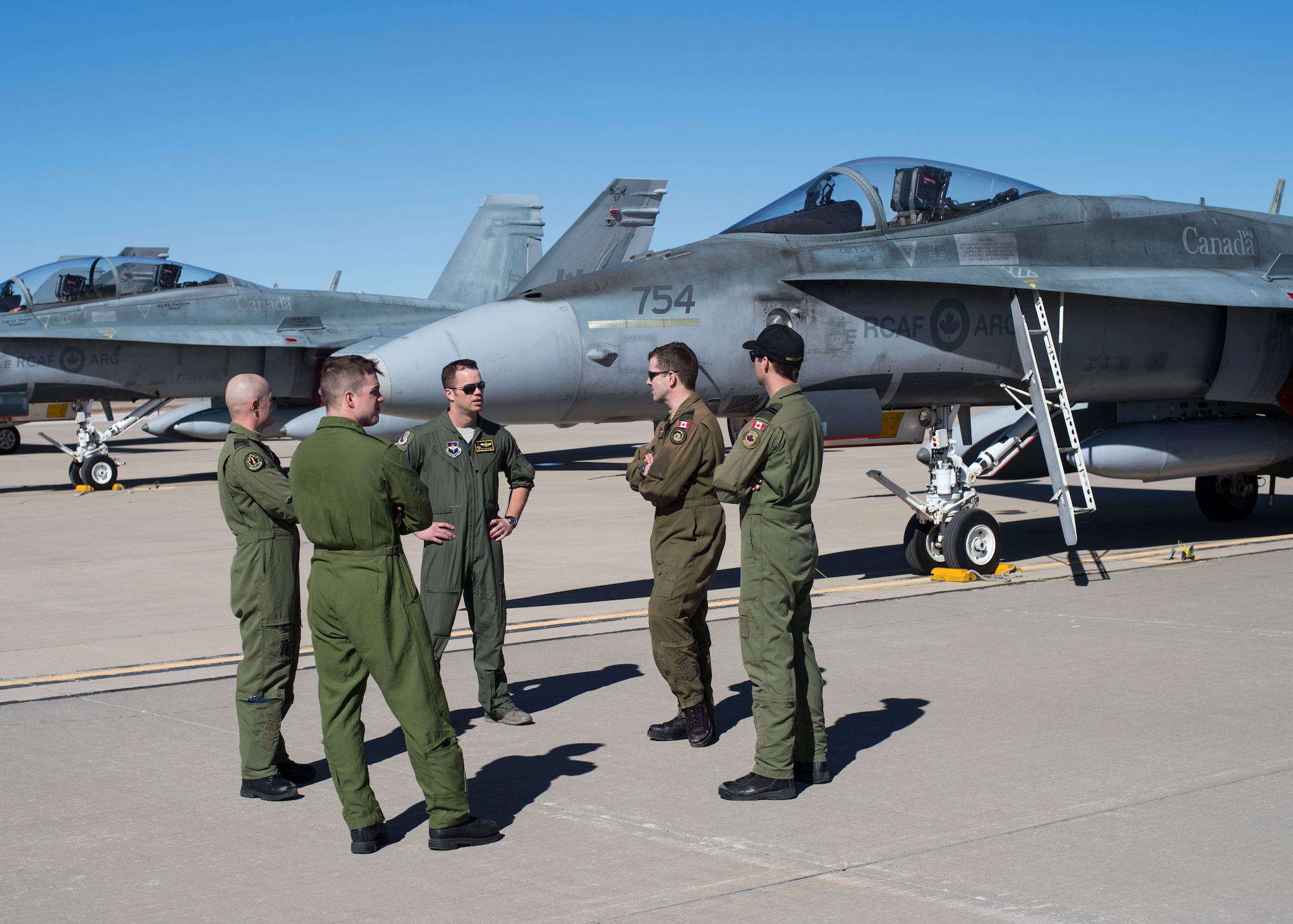 Royal Canadian Air Force Arrival