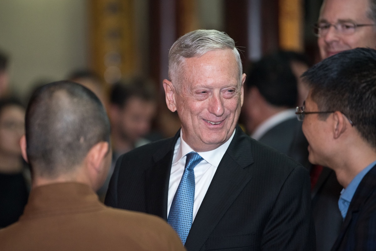 Defense Secretary James N. Mattis tours the Trấn Quốc Pagoda in Vietnam.