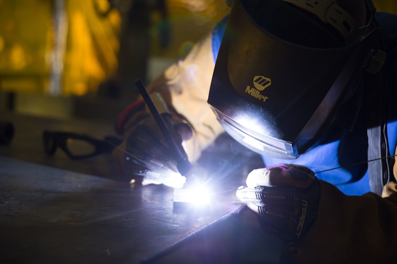 The Combat Metals Flight combines multiple Air Force specialties, including aircraft structual maintenance and iarcraft metals technology technicians.