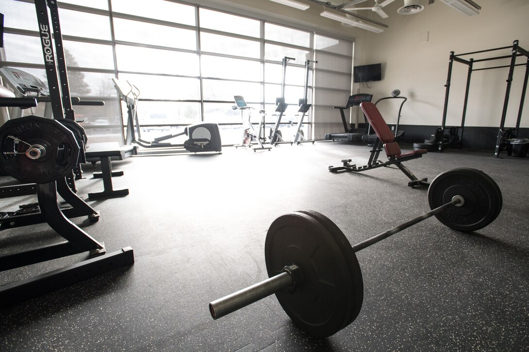 A view inside Hill's new fire station.