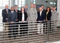 U.S. Air Force Gen. John Hyten (center), commander of U.S. Strategic Command (USSTRATCOM), attends a brown-bag lunch with USSTRATCOM Strategic Leadership Fellows Program participants at University of Nebraska Omaha’s Mammel Hall, Jan. 24, 2017. The fellows program is designed to develop high-potential civilian leaders in support of USSTRATCOM organizational transformation, broaden mission awareness, and develop leadership skills. USSTRATCOM has global responsibilities assigned through the Unified Command Plan that include strategic deterrence, nuclear operations, space operations, joint electromagnetic spectrum operations, global strike, missile defense, and analysis and targeting.