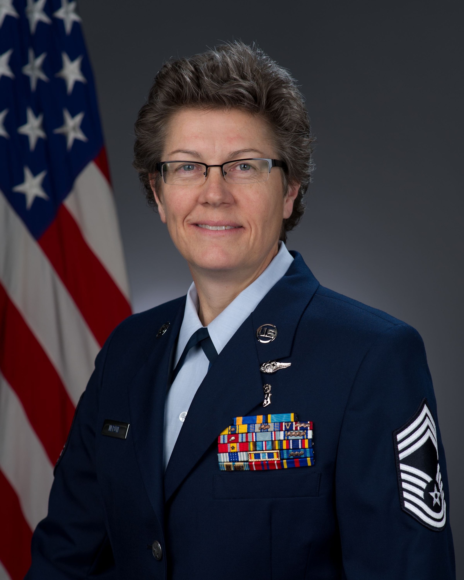 Chief Master Sgt. Laura Nepute, official photo, U.S. Air Force