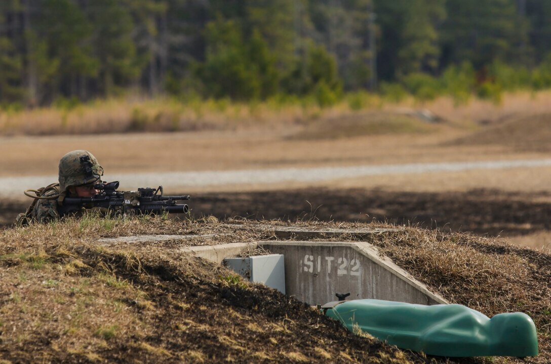 With boots on the ground and rounds down range, scout Marines with  2nd Light Armored Reconnaissance Battalion, 2nd Marine Division conducted scout training at Camp Lejeune, North Carolina, Jan. 20-21, 2018.