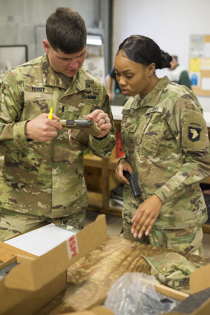 DLA Distribution helps Army deliver new pistol to warfighters