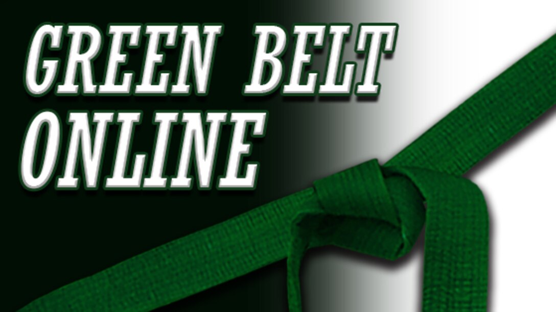 Green Belt Training goes online.