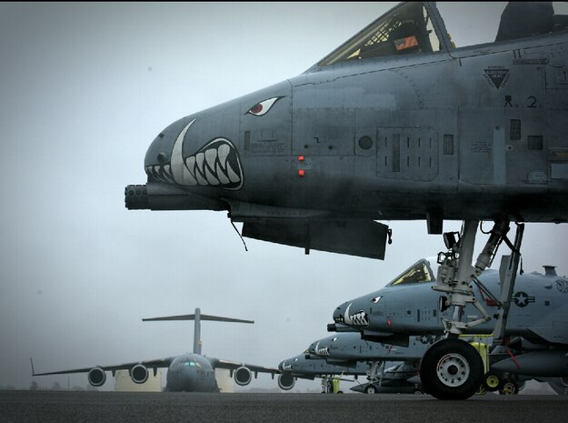 A-10s assigned to the 442nd Fighter Wing at Whiteman Air Force Base, Missouri, make a pit stop at Joint Base Charleston Jan. 10, 2018.