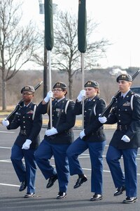 The Robert G. Cole High School Junior ROTC cadets have earned the highest score ever on their recent accreditation inspection. The cadets scored 199 points out of a possible 200, earning them an unprecedented 99.5 percent.