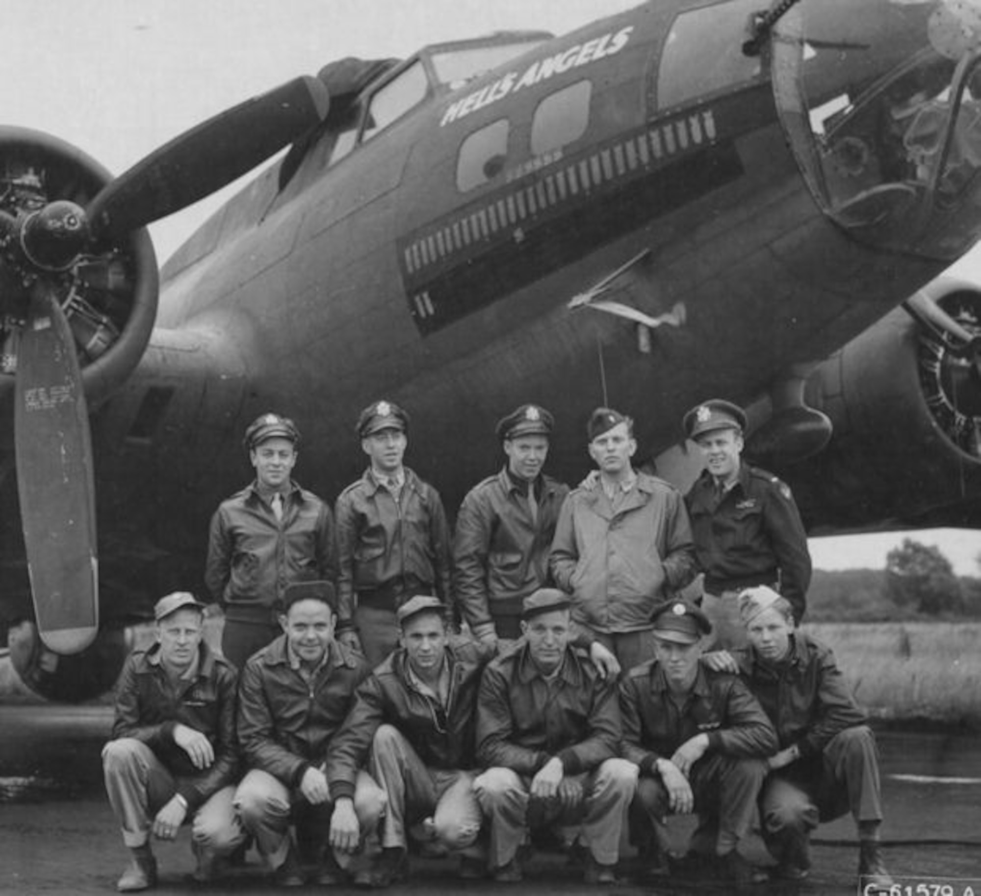 B-17 Bomb Crew--Hells Angels