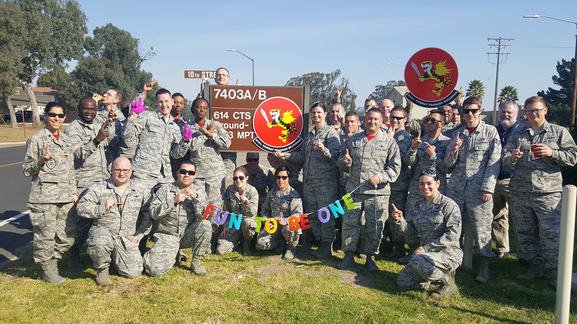 614th Combat Training Squadron “Fighting Tigers” Celebrate One Year