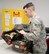 U.S. Air Force Senior Airman Cayce Kaminski, 20th Component Maintenance Squadron (CMS) electrical and environmental systems specialist, performs accountability at Shaw Air Force Base, S.C., Jan. 22, 2018.