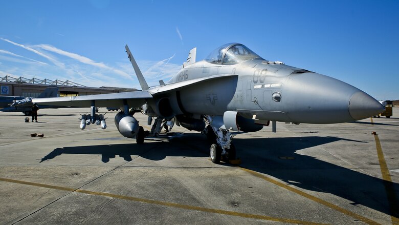 Marines perform pre-flight checks aboard Marine Corps Air Station Beaufort, Jan. 22