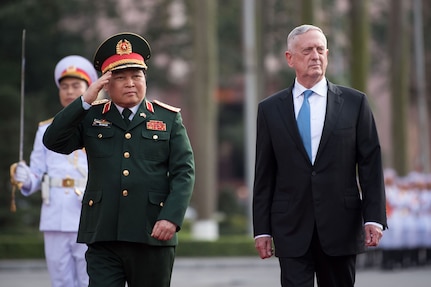 Defense Secretary Mattis calls US, Vietnam 'like-minded partners'