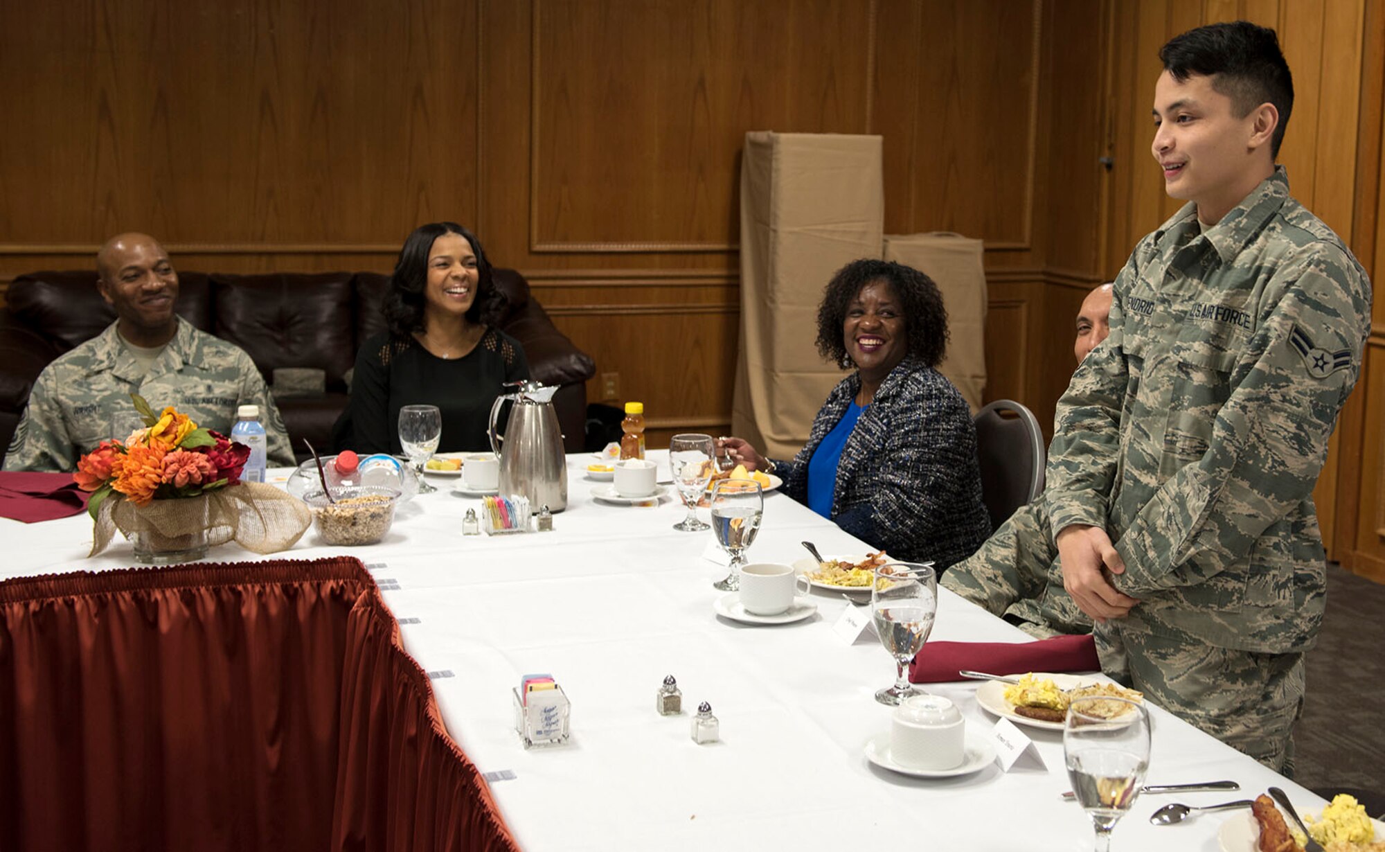 CMSAF Wrights visits Sheppard AFB