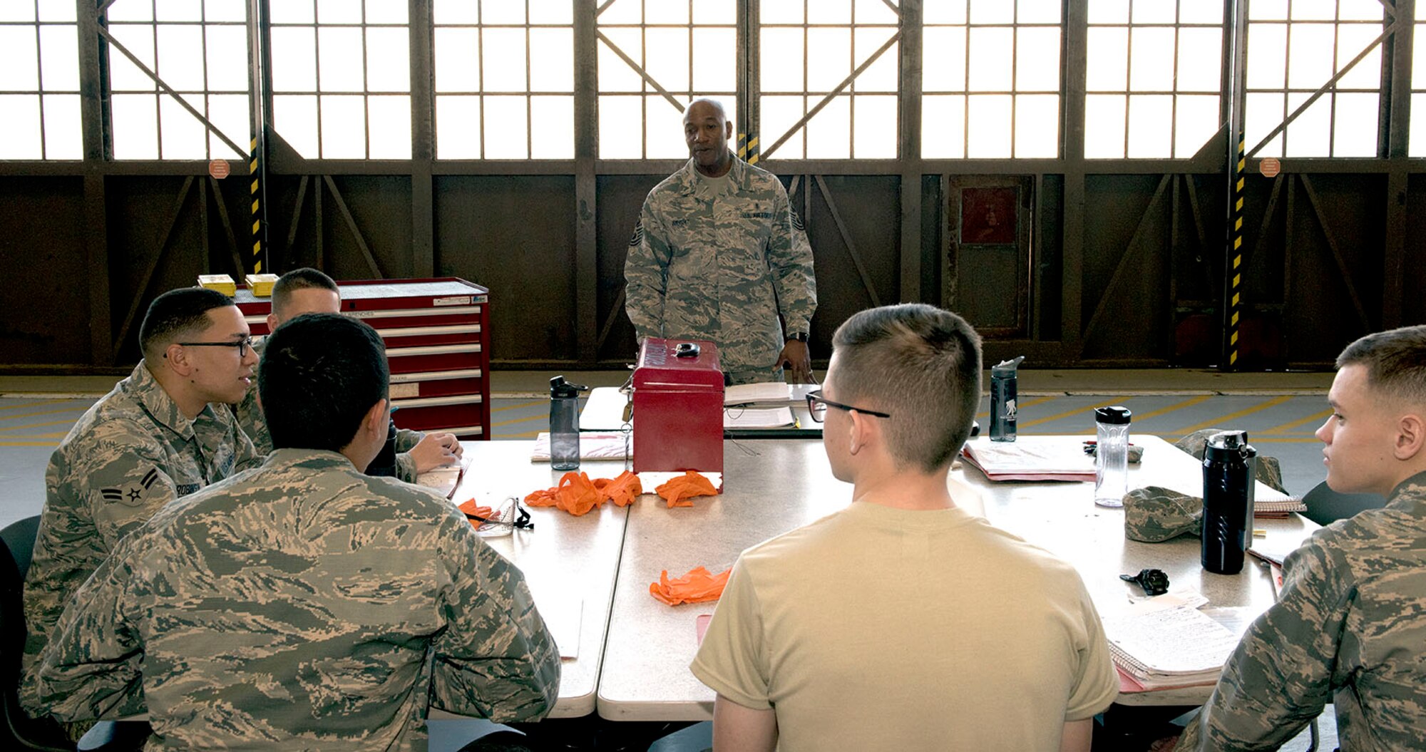 CMSAF Wrights visits Sheppard AFB