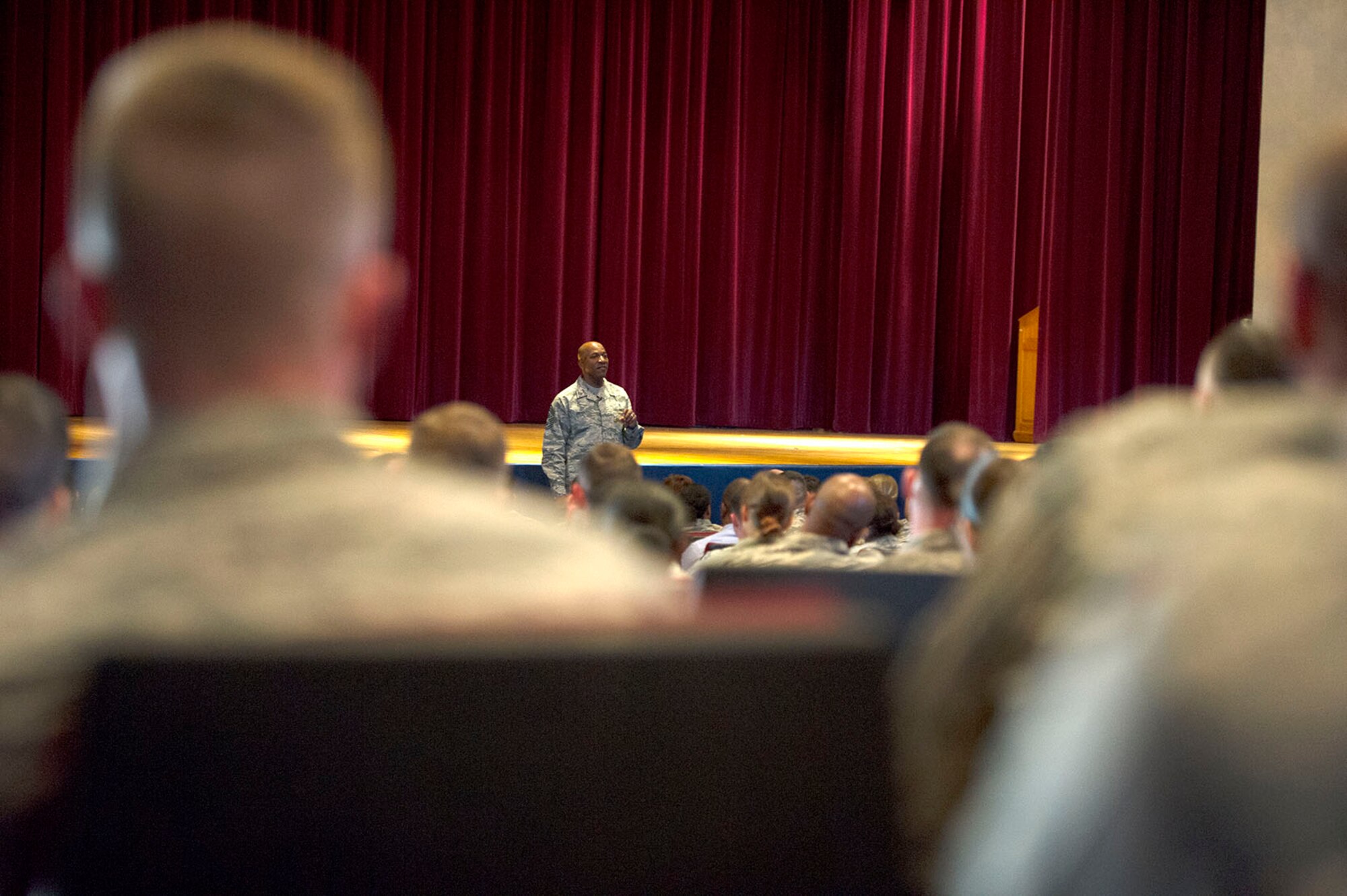 CMSAF Wrights visits Sheppard AFB