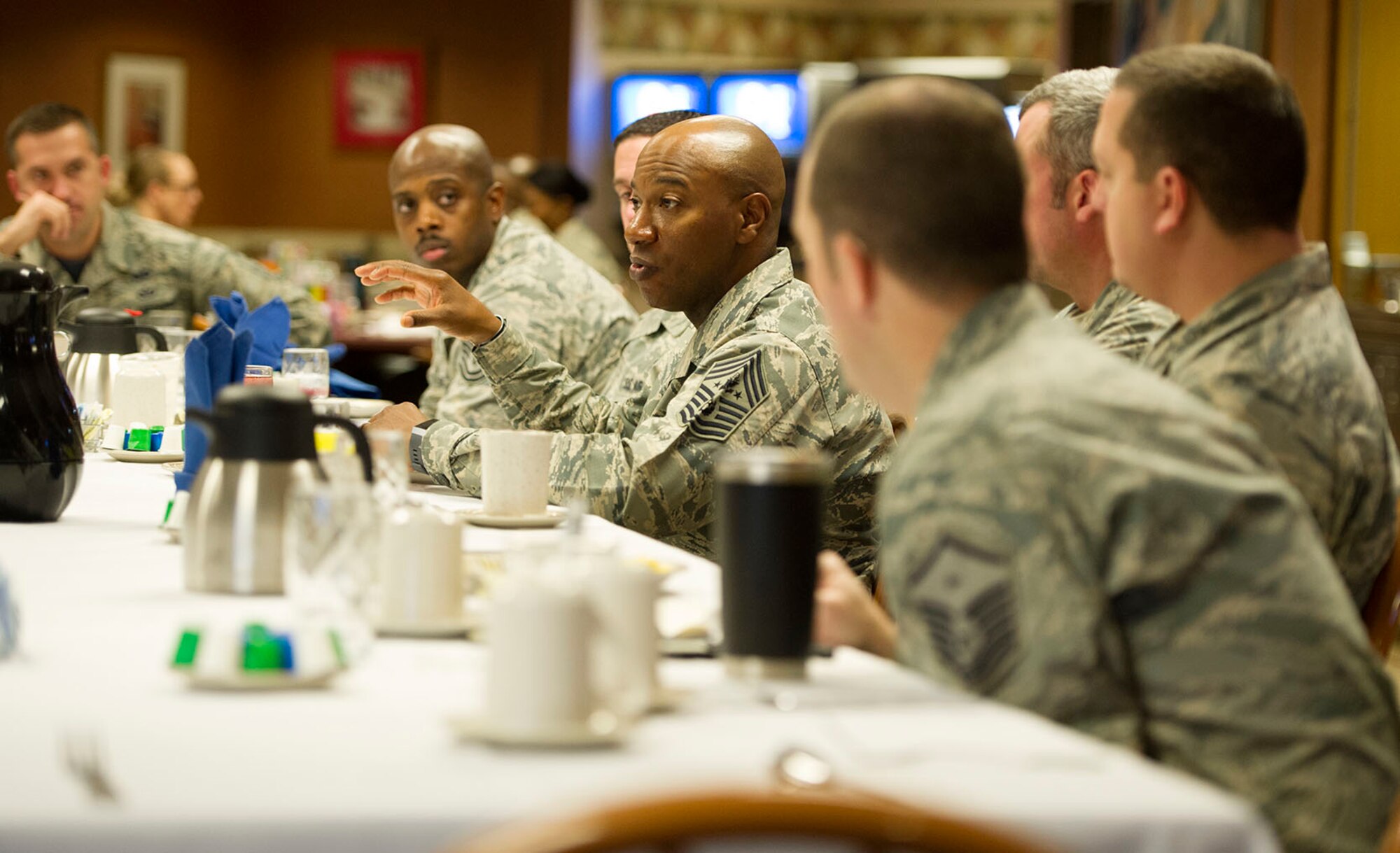CMSAF Wrights visits Sheppard AFB