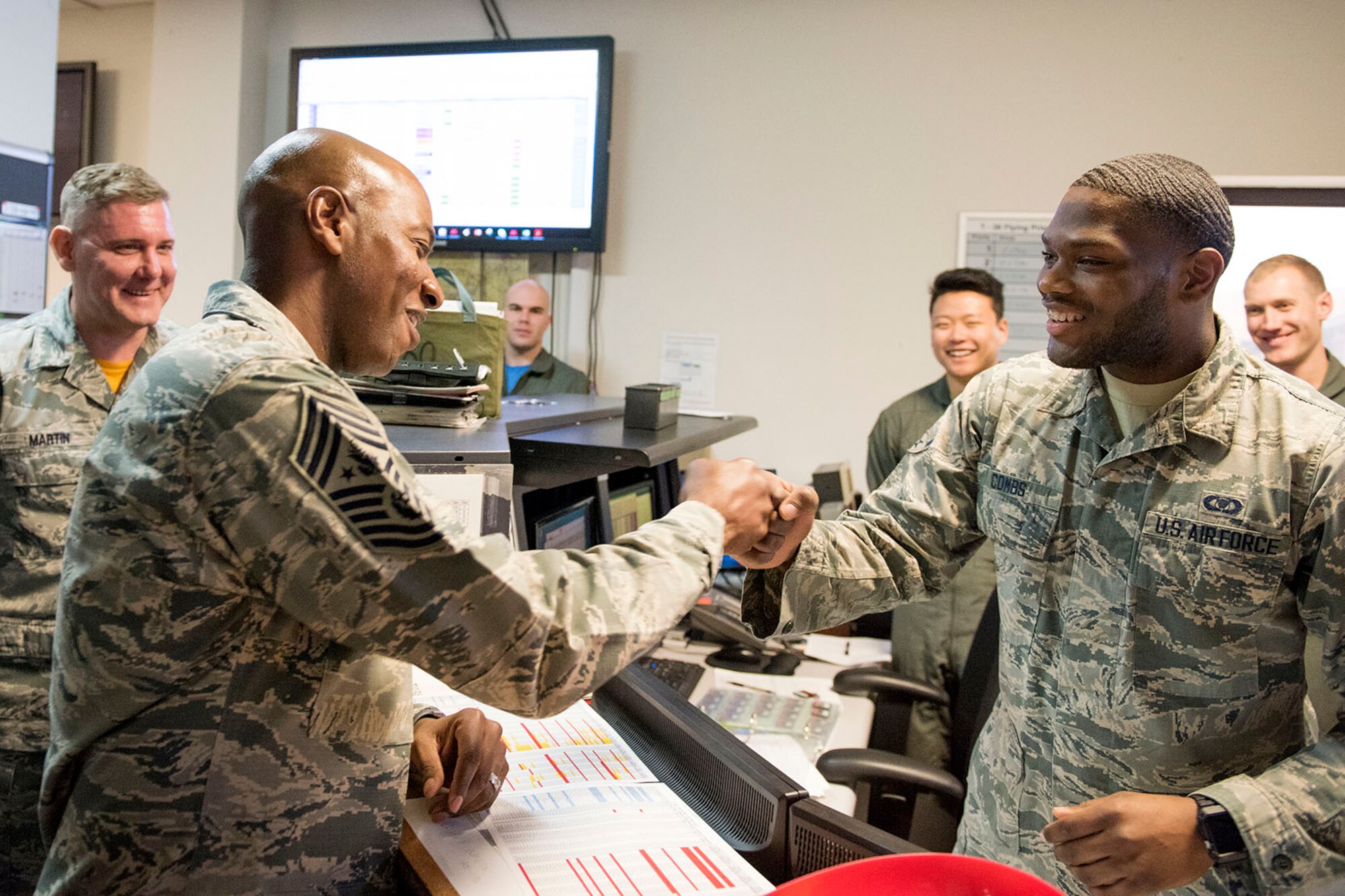 CMSAF Wrights visits Sheppard AFB