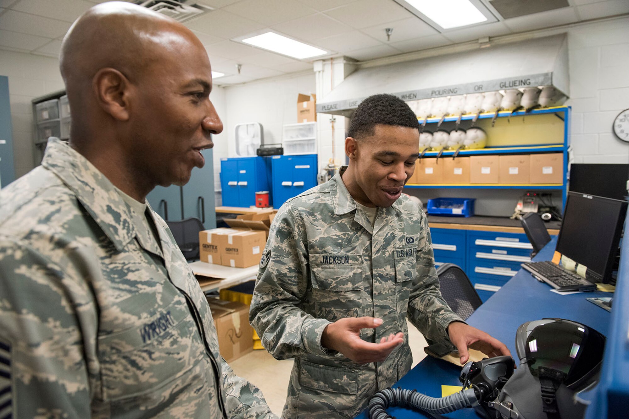 CMSAF Wrights visits Sheppard AFB